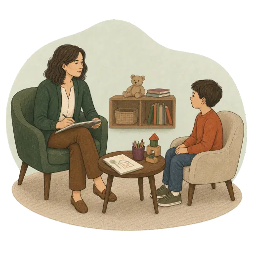 Child Counseling illustration